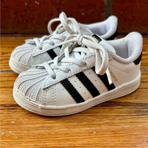 Adidas White and Black Sneakers Stylish Comfort